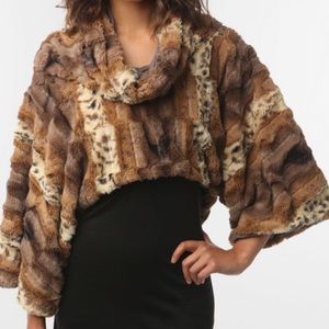 Dolce Vita Lelo Cropped Faux Fur Coat